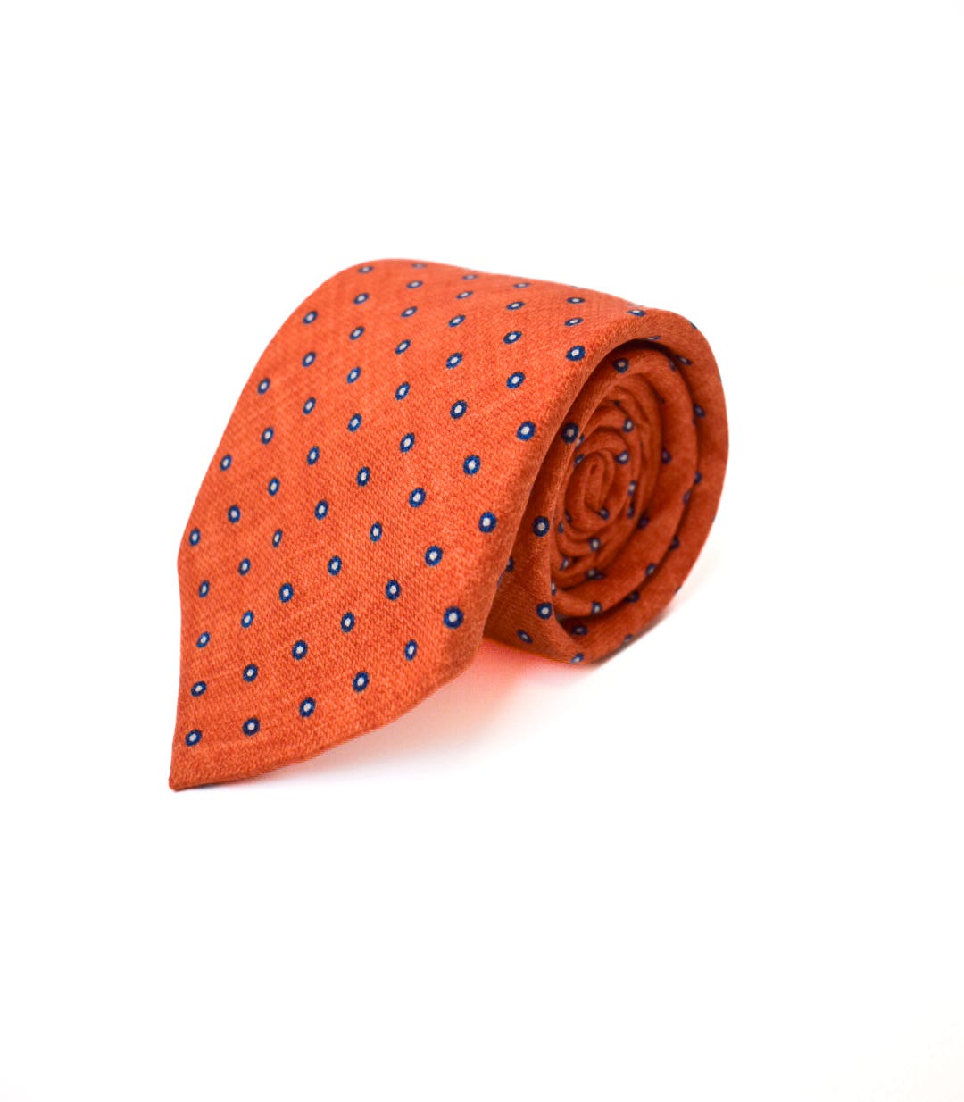 Edward Armah Rust Shadowed Dots Tie