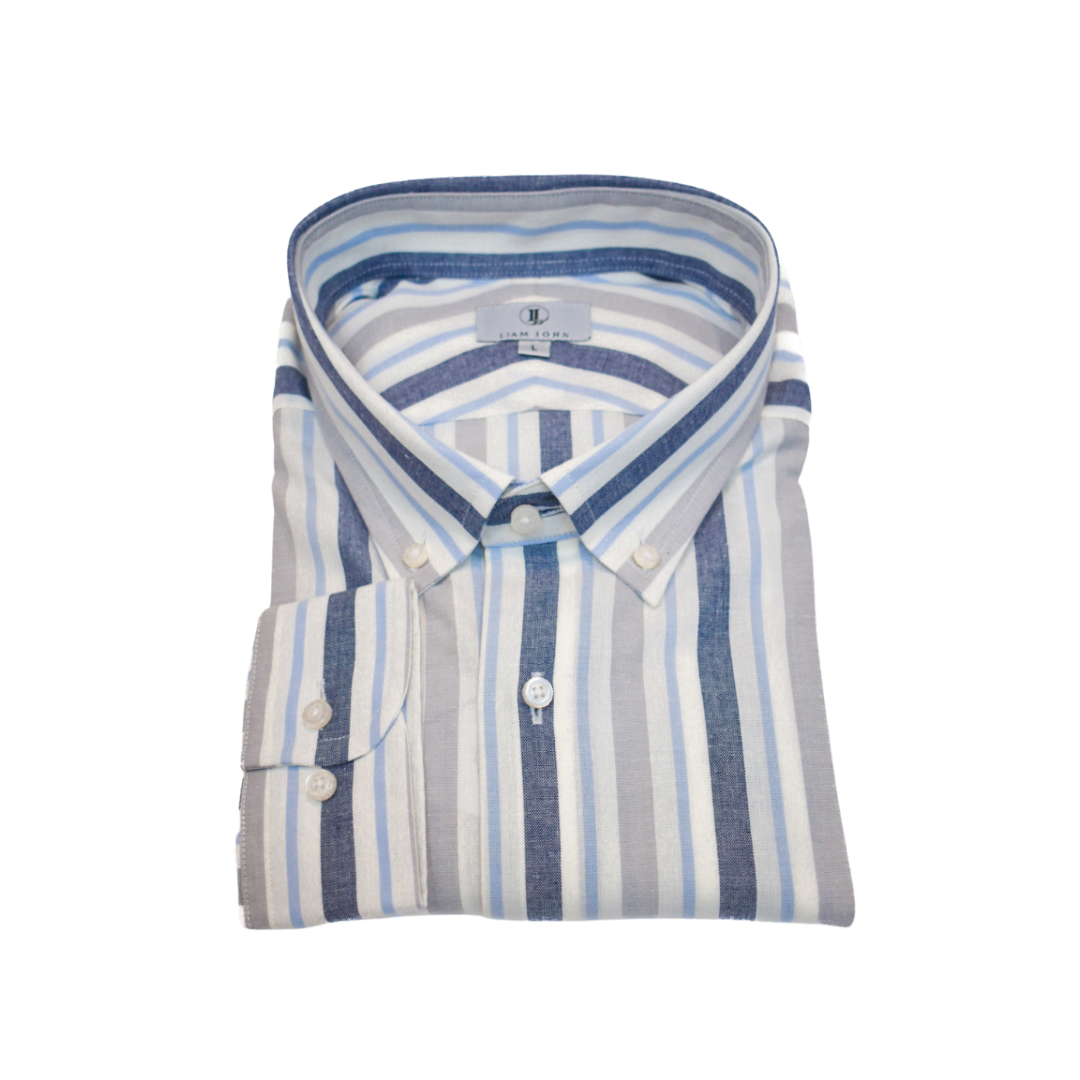 Liam John Colored Stripes Sport Shirt