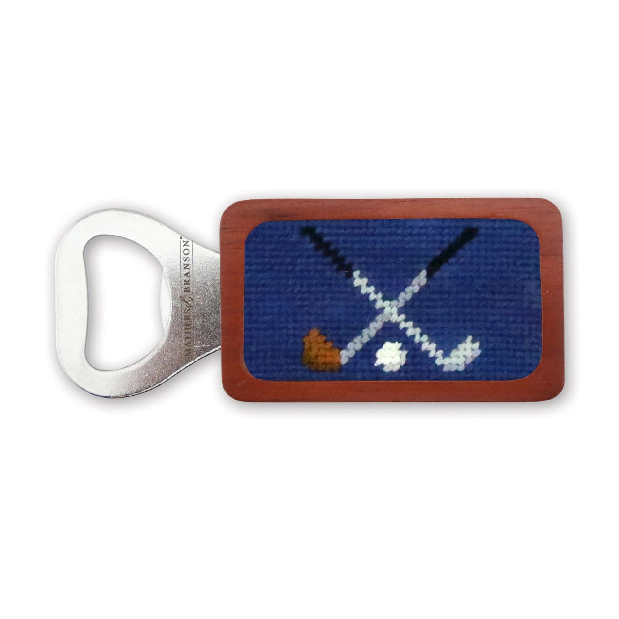 Smathers and Branson Crossed Clubs Bottle Opener