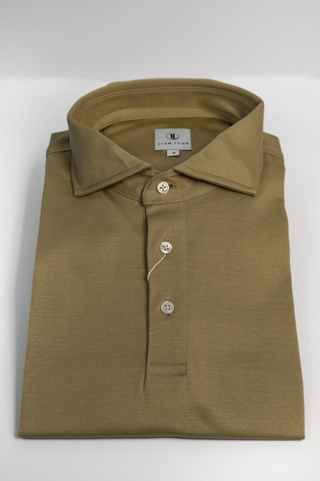 Liam John Cotton Polo Solid