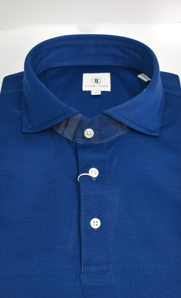 Liam John Cotton Polo Solid