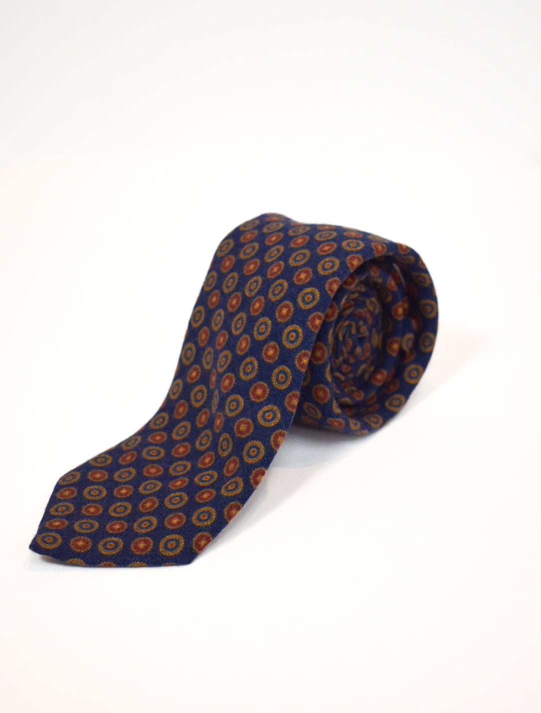Liam John Blue with Rust Mosaic Tie