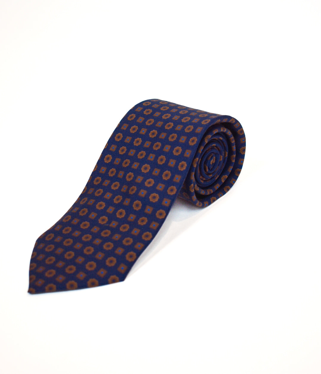 Liam John Blue Floral Square Tie