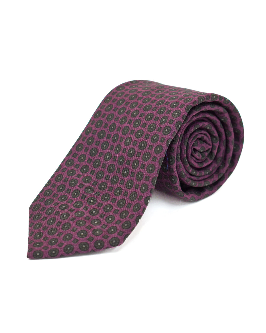 Liam John Garnet with Green Mosaic Tie