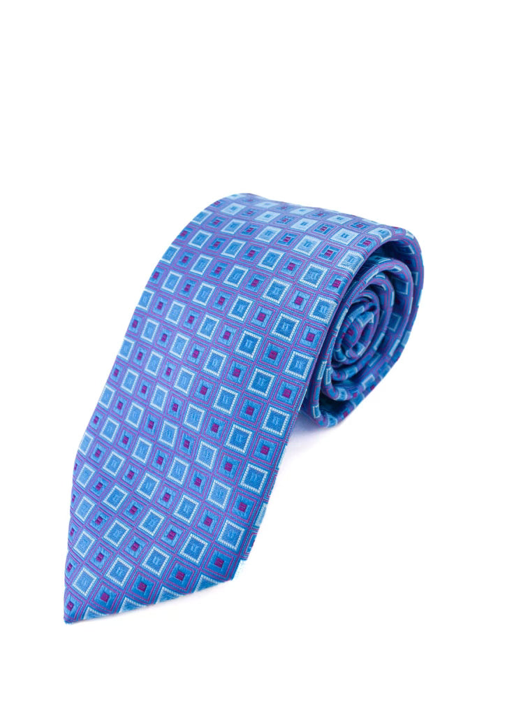 Forsyth Geometric Square Tie