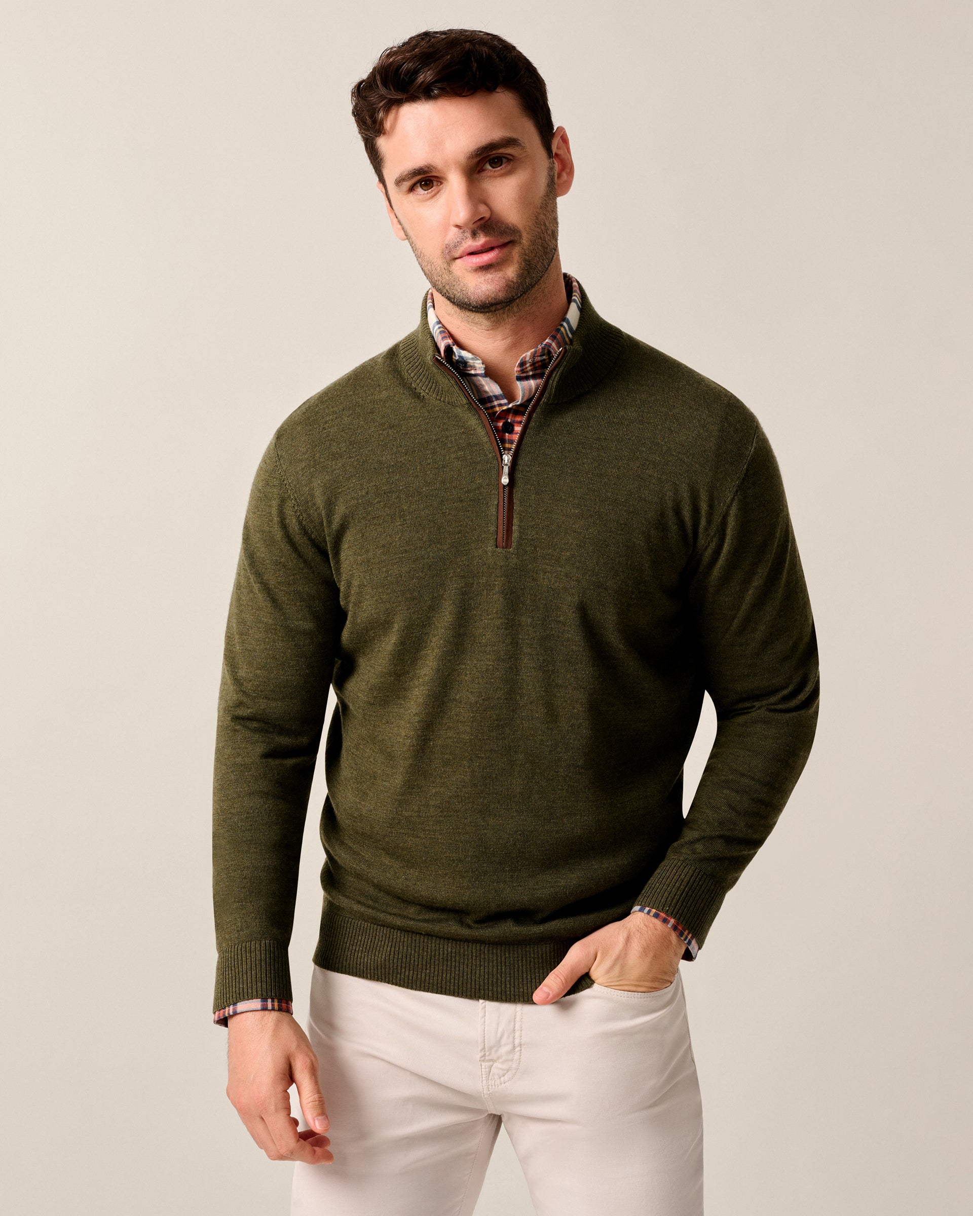 Raynor Merino 1/4 Zip Sweater