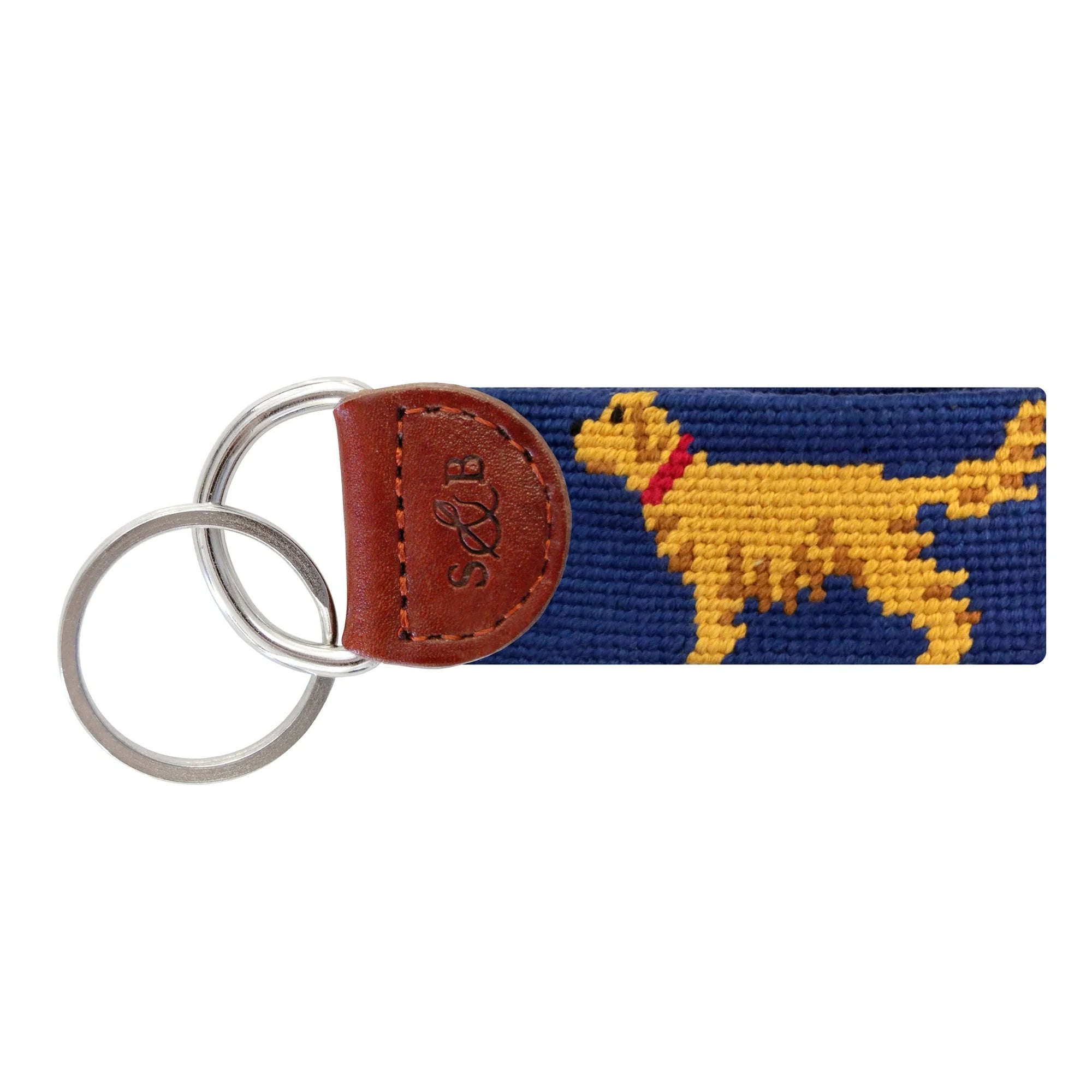 Smathers and Branson Golden Retriever Key Fob