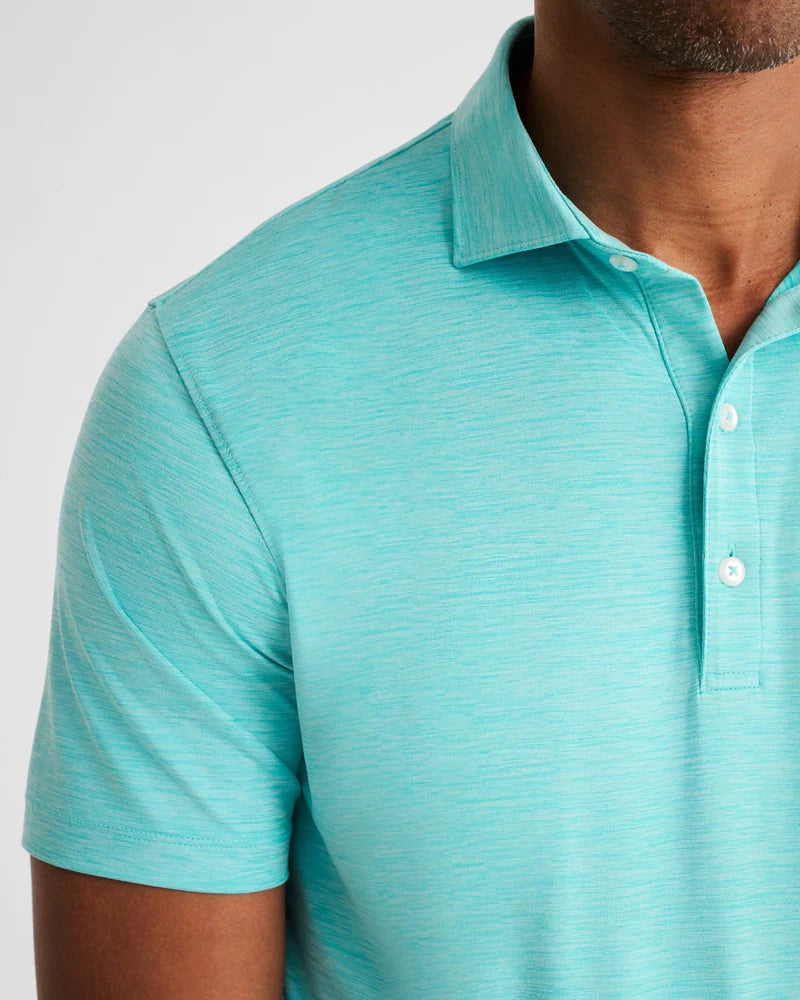 Johnnie O Huron Heathered polo