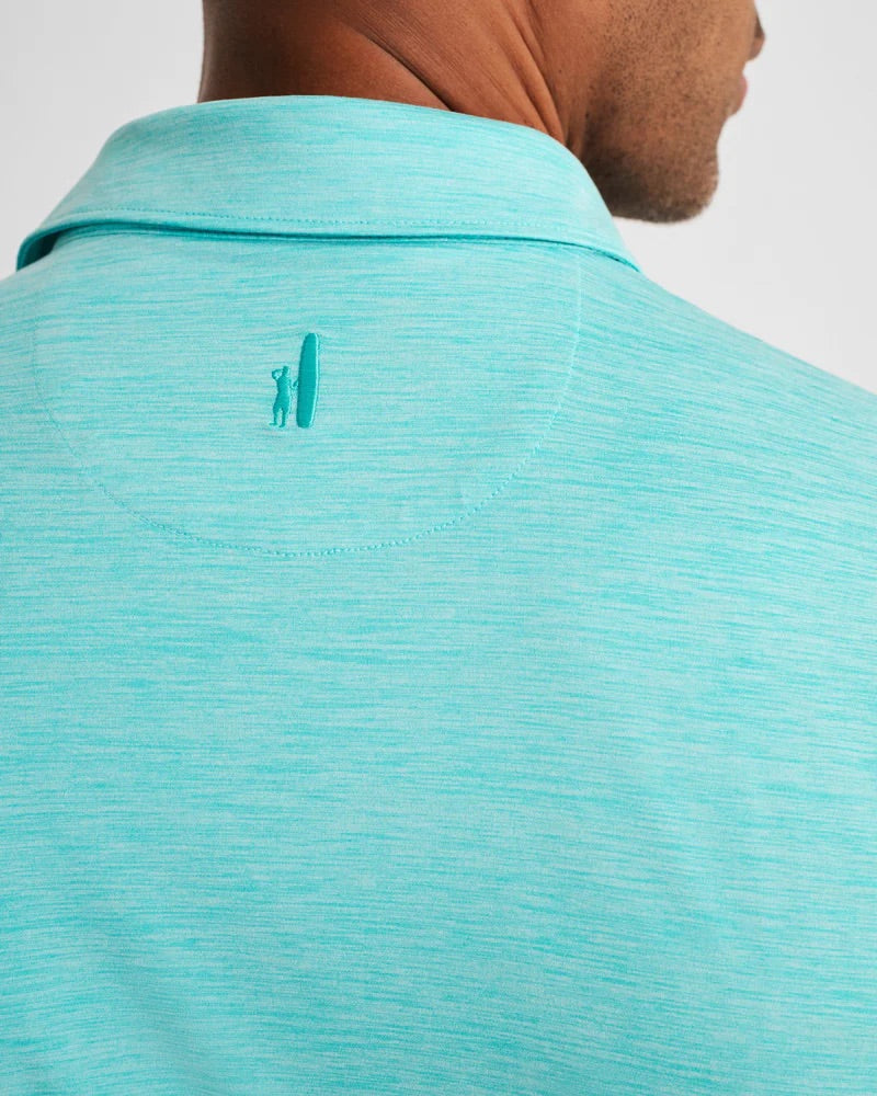 Johnnie O Huron Heathered polo