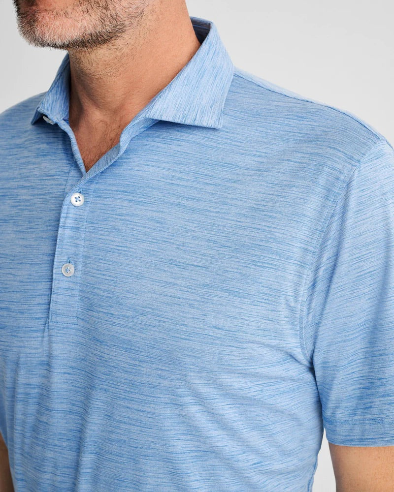 Johnnie O Huron Heathered polo