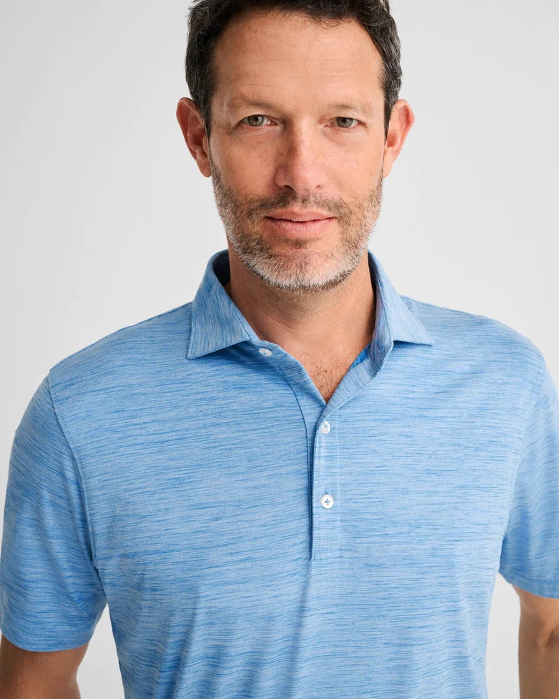 Johnnie O Huron Heathered polo