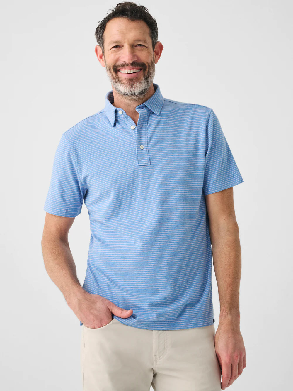 Faherty Short Sleeve Movement Polo