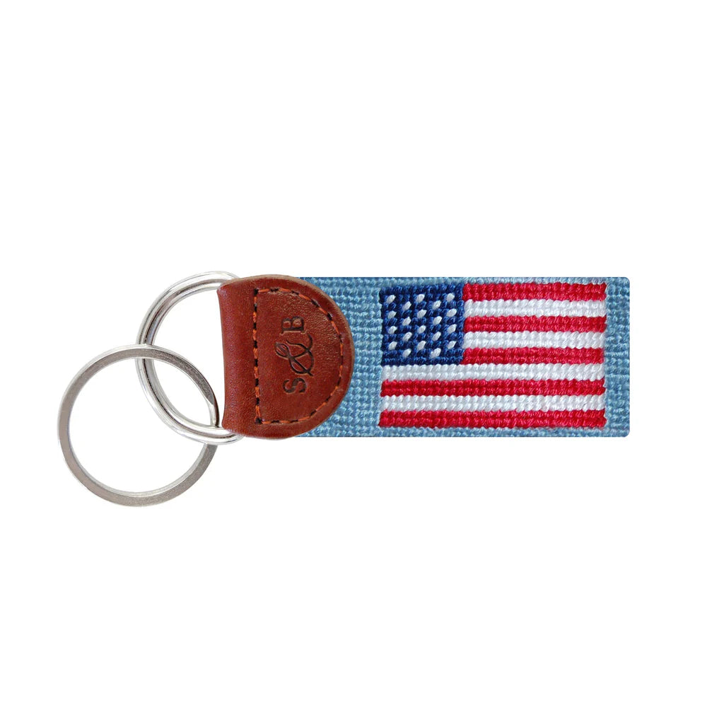 Smathers and Branson American Flag Key Fob