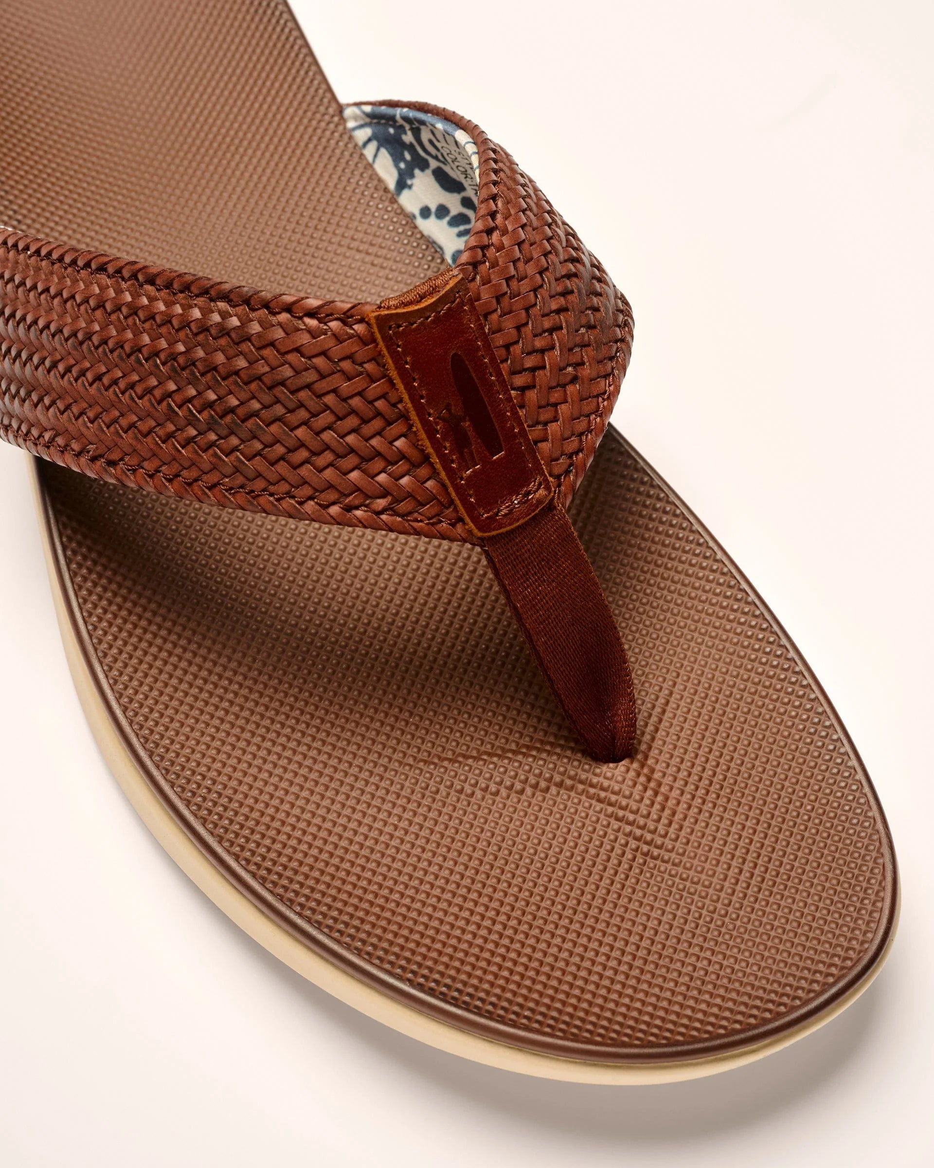 johnnie-O Boardwalk Leather Sandal
