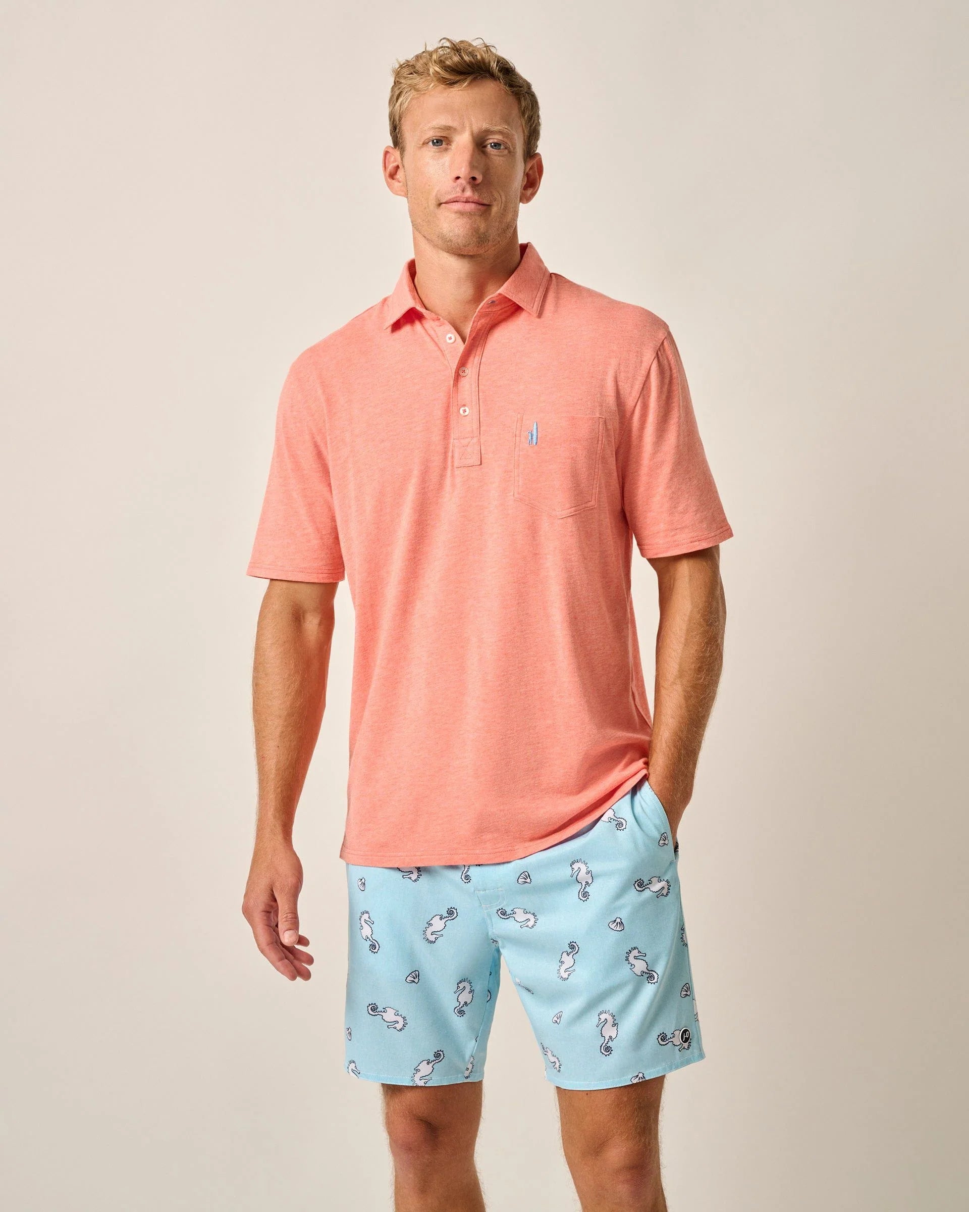 johnnie-O Heathered Original 2.0 Polo