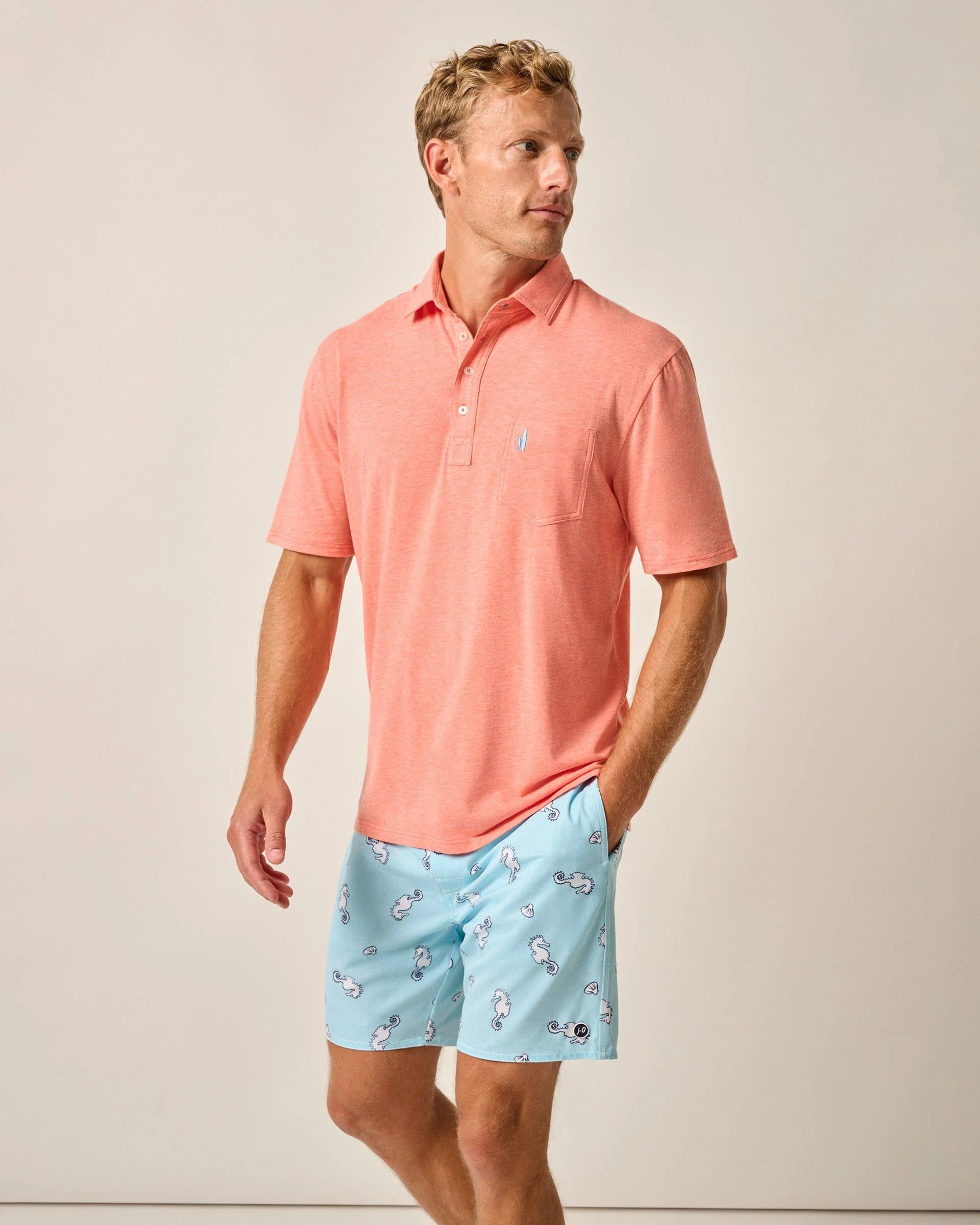 johnnie-O Heathered Original 2.0 Polo