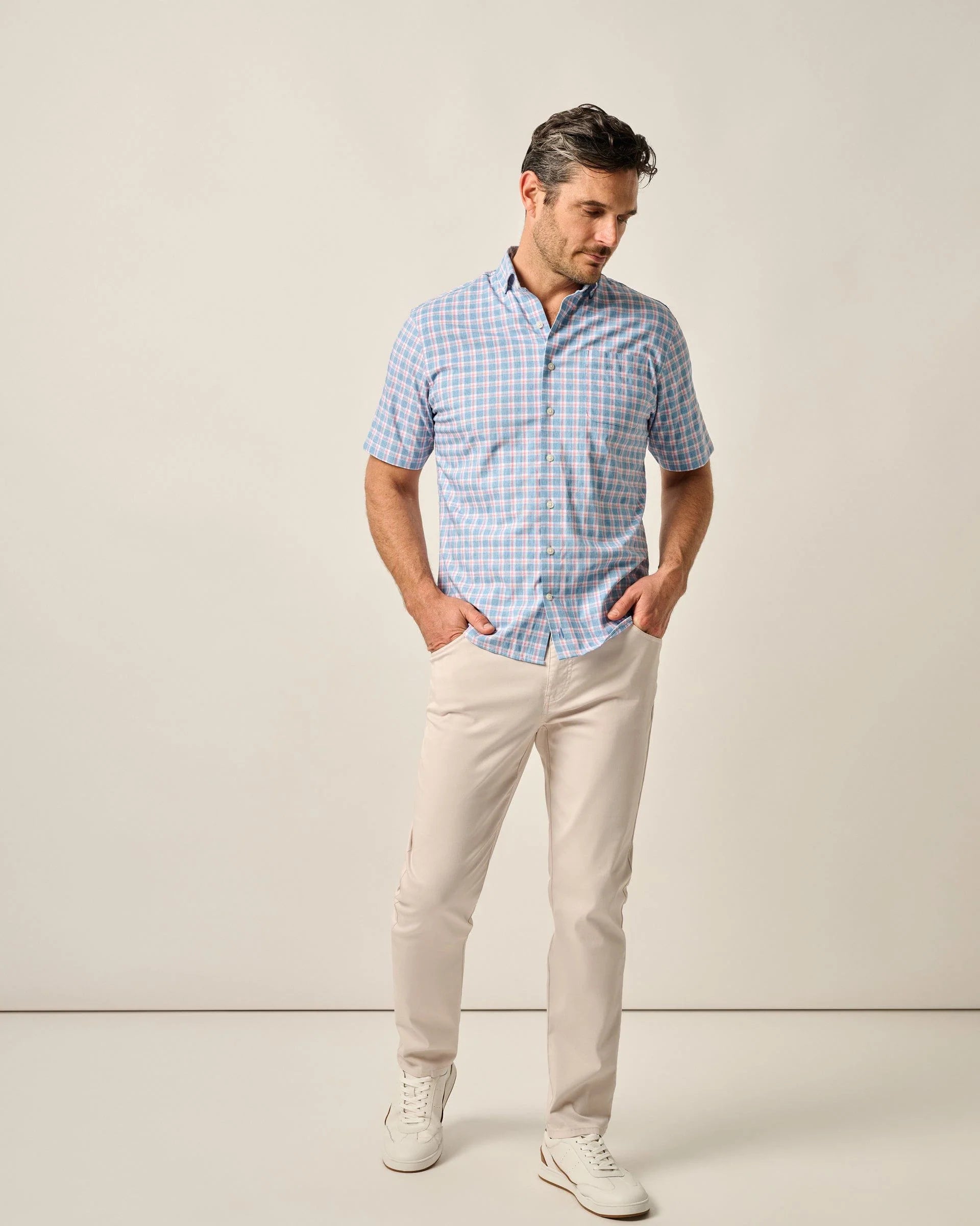 johnnie-O Atlas Pant Stone