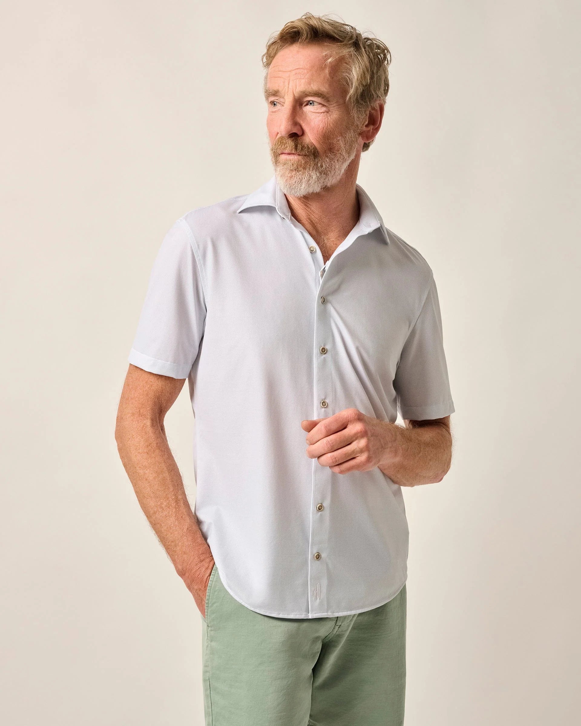 johnnie-O Spielman Short Sleeve Button Down