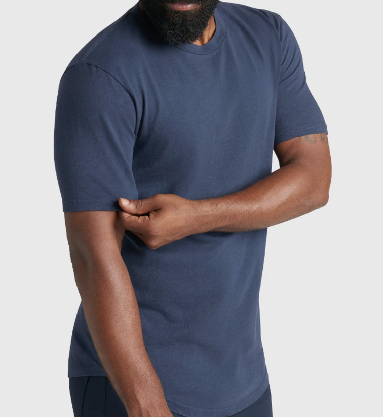 Goodlife SS Slub Scallop Crew