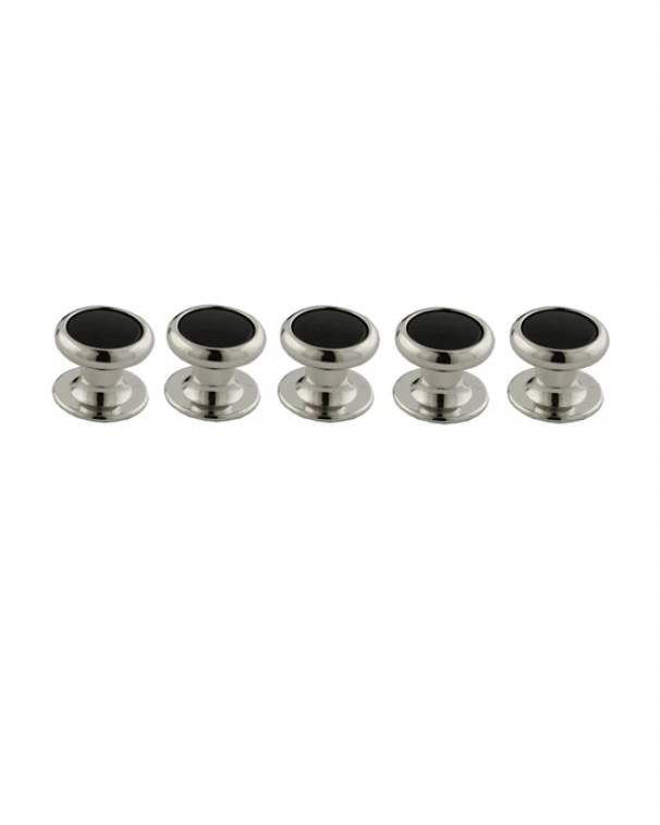 David Donahue Onyx & Brass Studs (4)