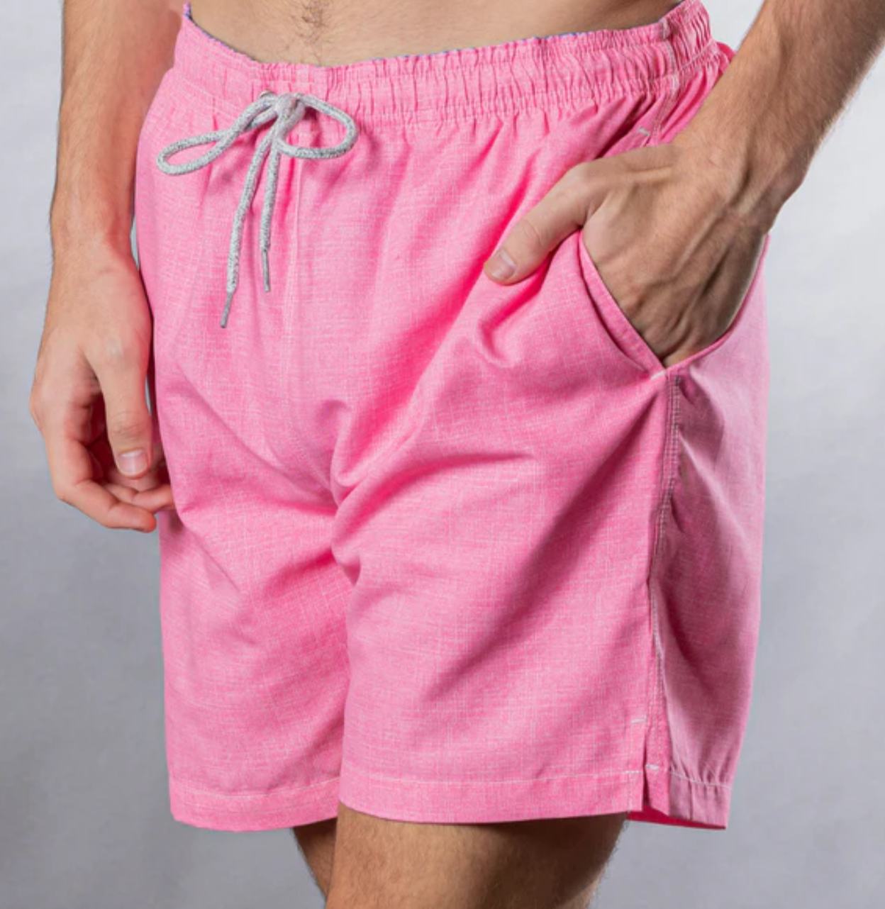 Michael's Swimwear Linen Solid Swimsuit