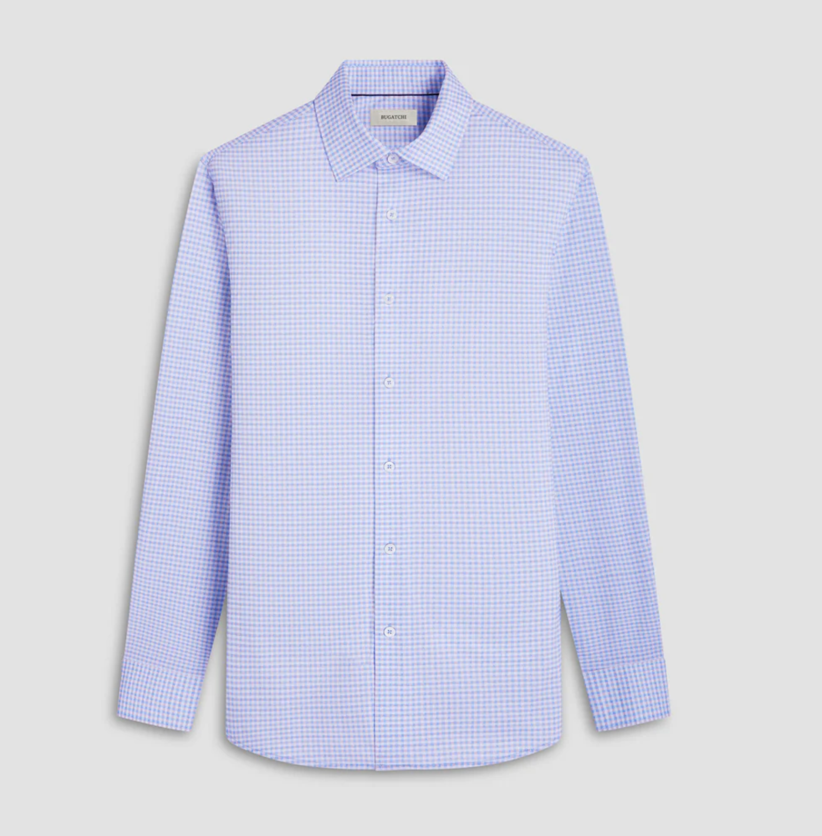 Bugatchi James Gingham Check OoohCotton Shirt