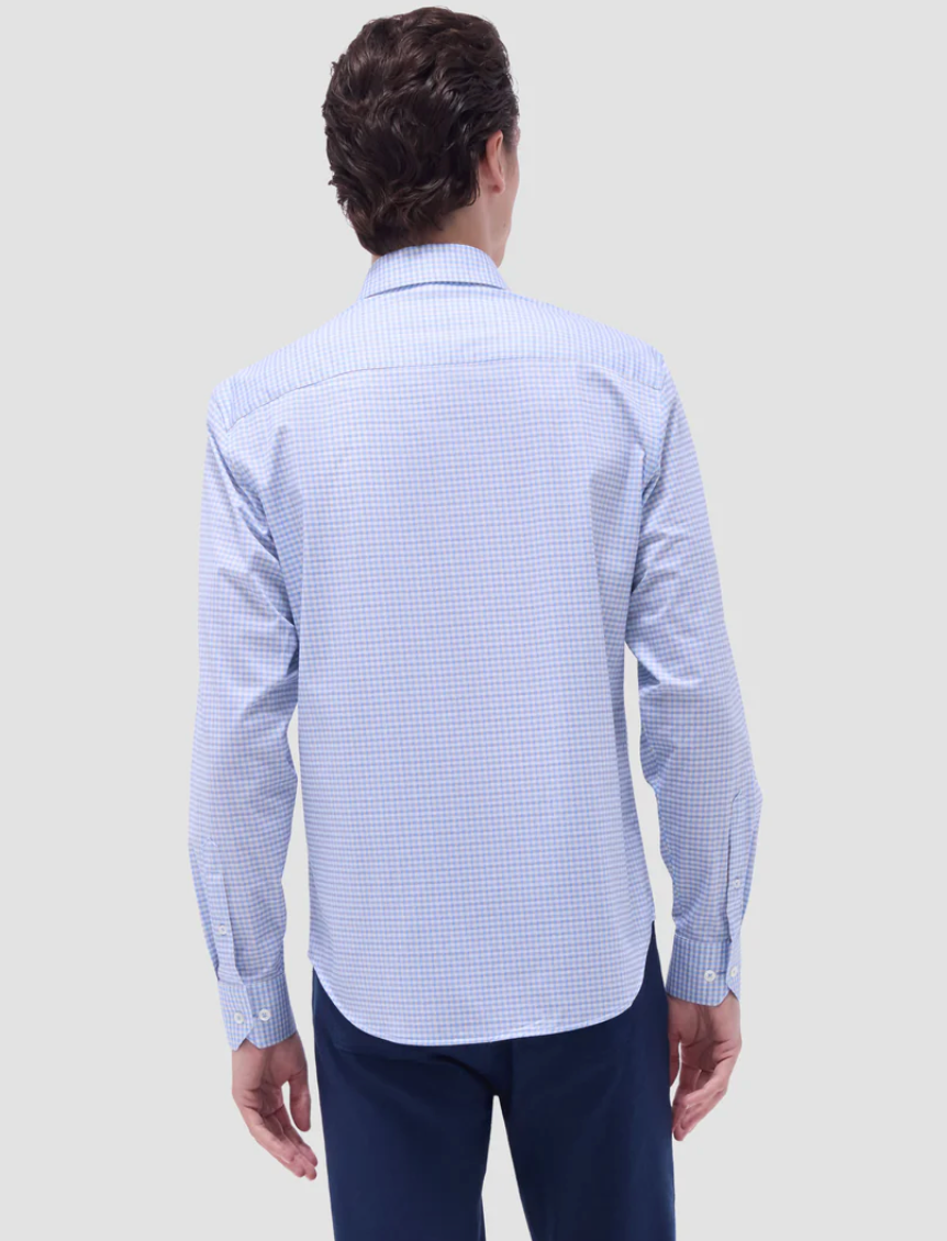 Bugatchi James Gingham Check OoohCotton Shirt