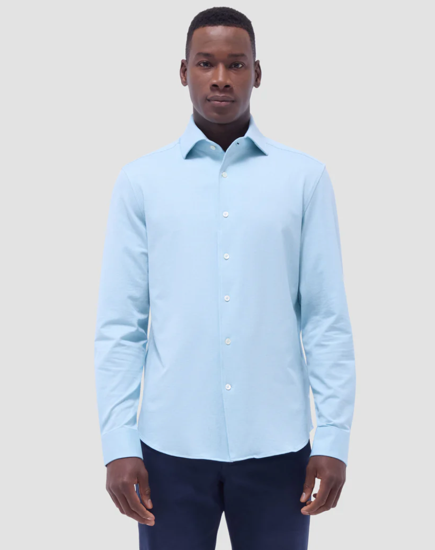 Bugatchi Devon Hound's Tooth OoohCotton Shirt