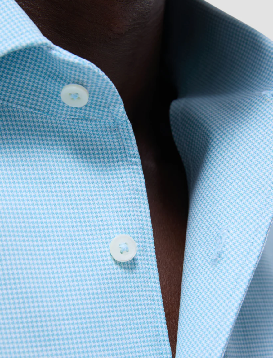 Bugatchi Devon Hound's Tooth OoohCotton Shirt