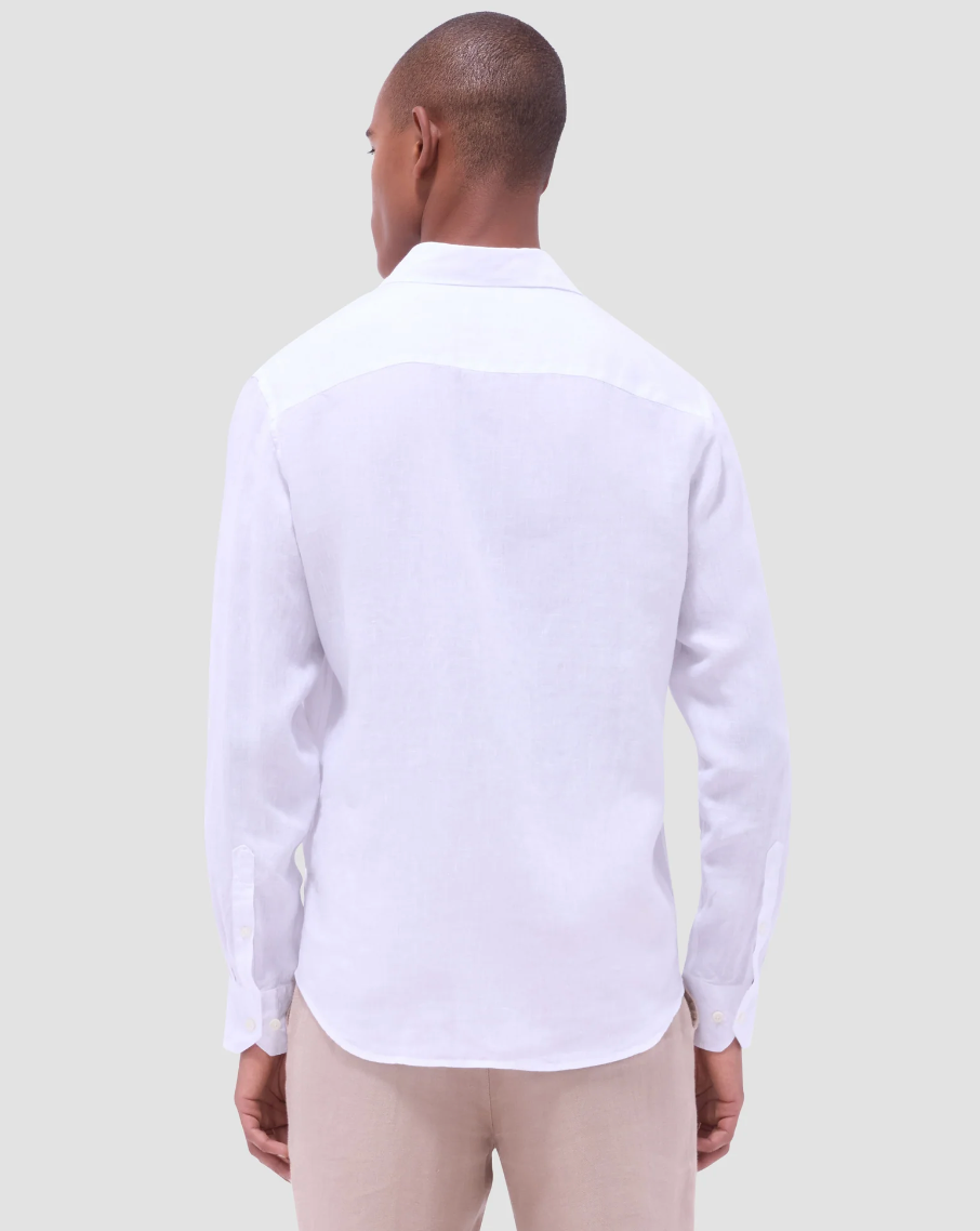 Bugatchi Axel Solid Linen Shirt