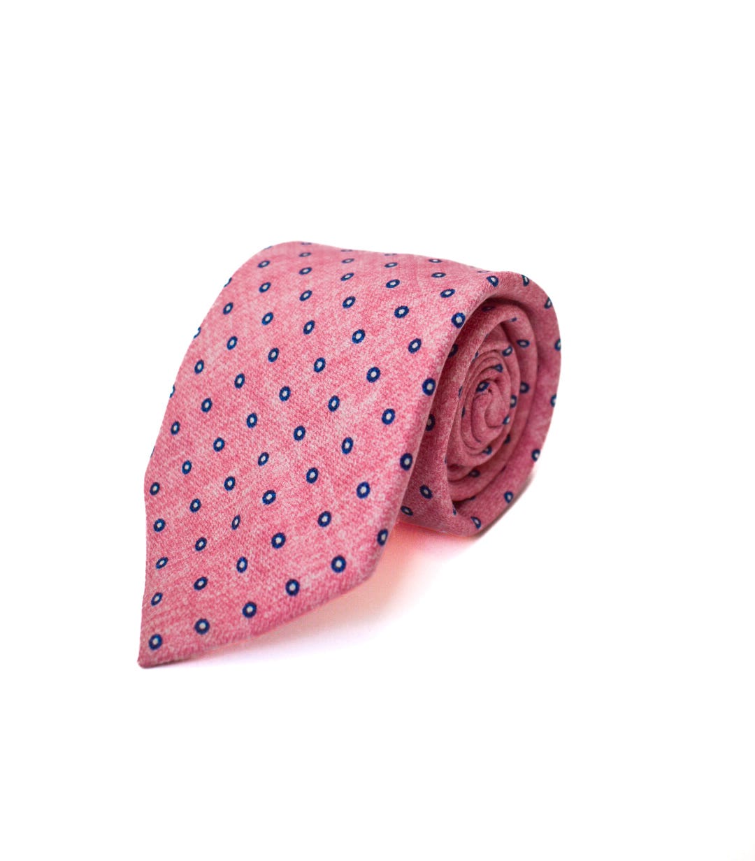 Edward Armah Pink Shadowed Dots Tie