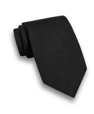 David Donahue Black Formal Neck Tie
