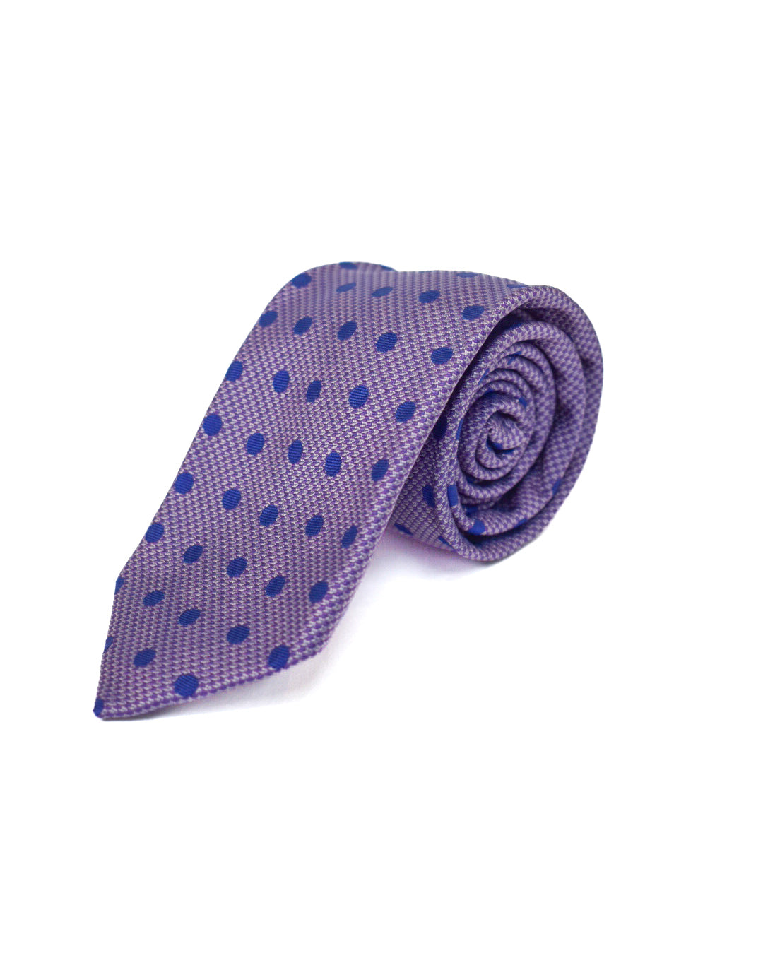 Liam John Purple Dotted Tie