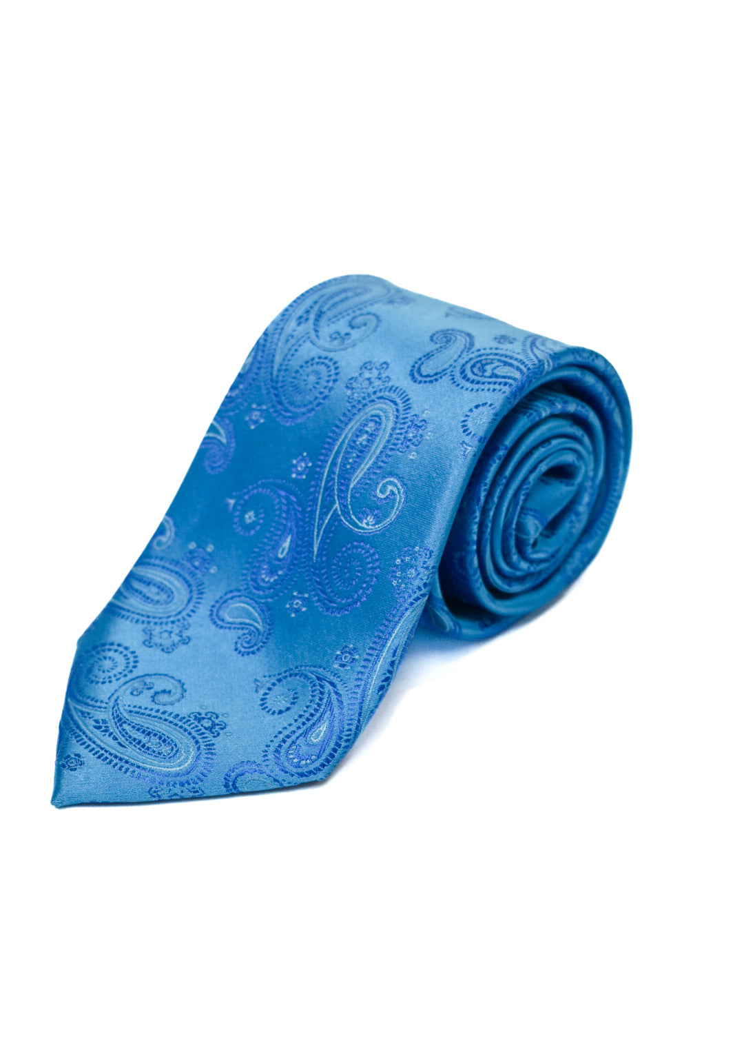 Forsyth Blue Paisley Tie