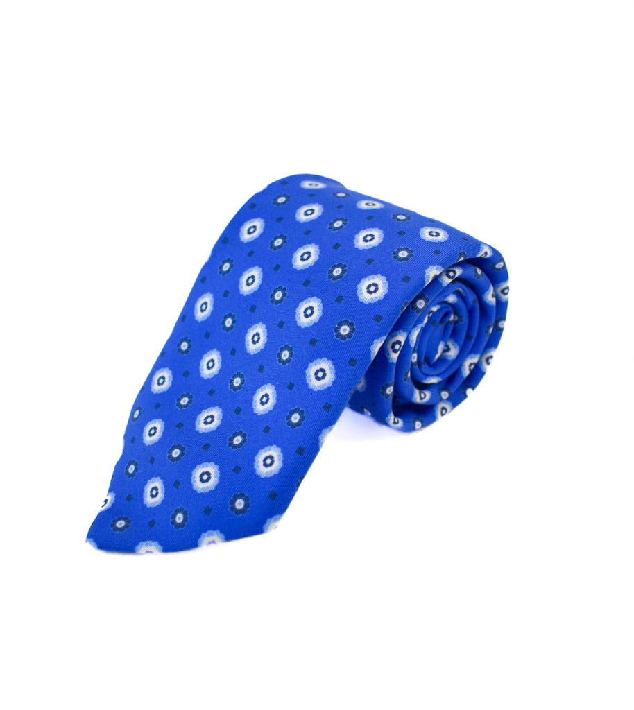 Liam John Blue Floral Tie