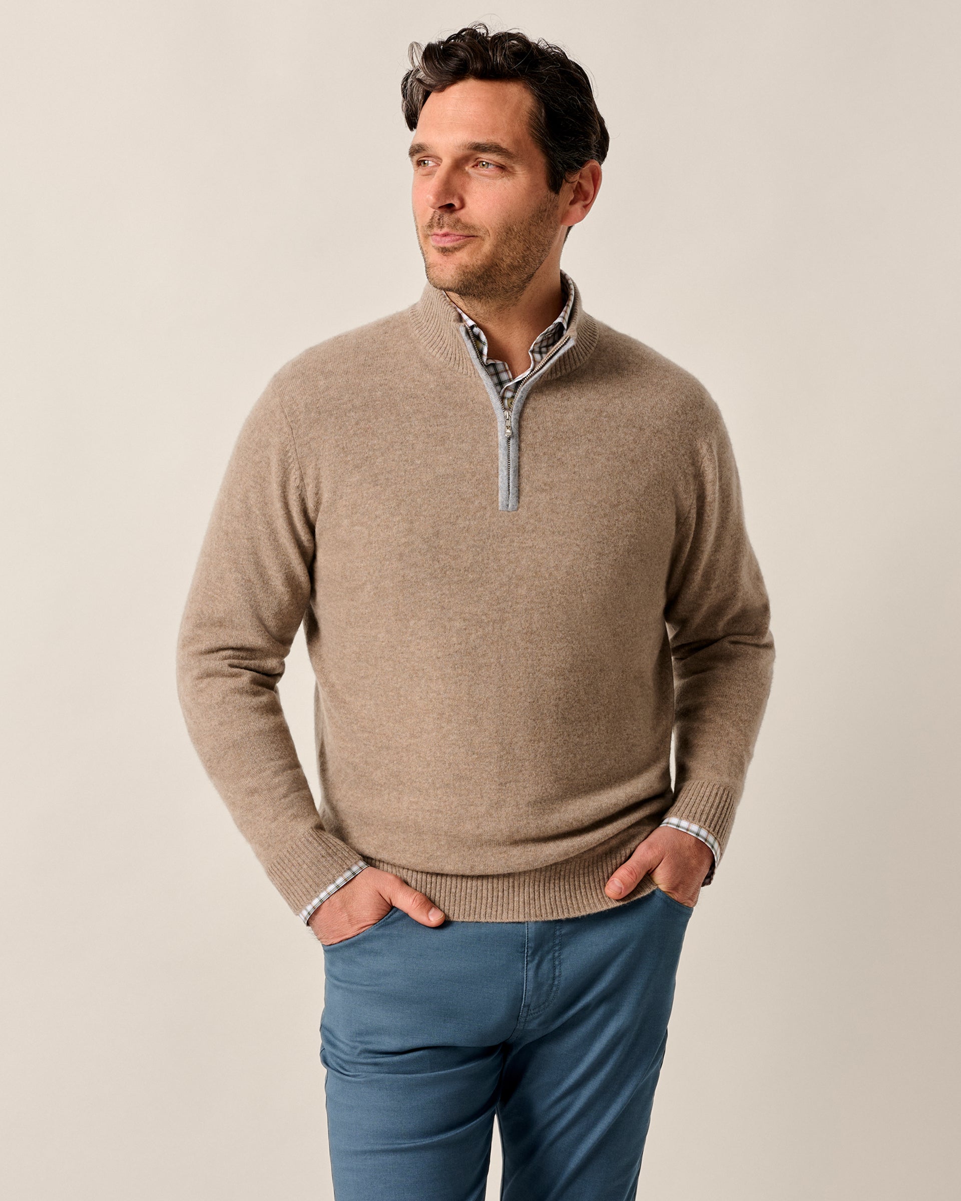 Niccolo Top Shelf Chasmere 1/4 Zip