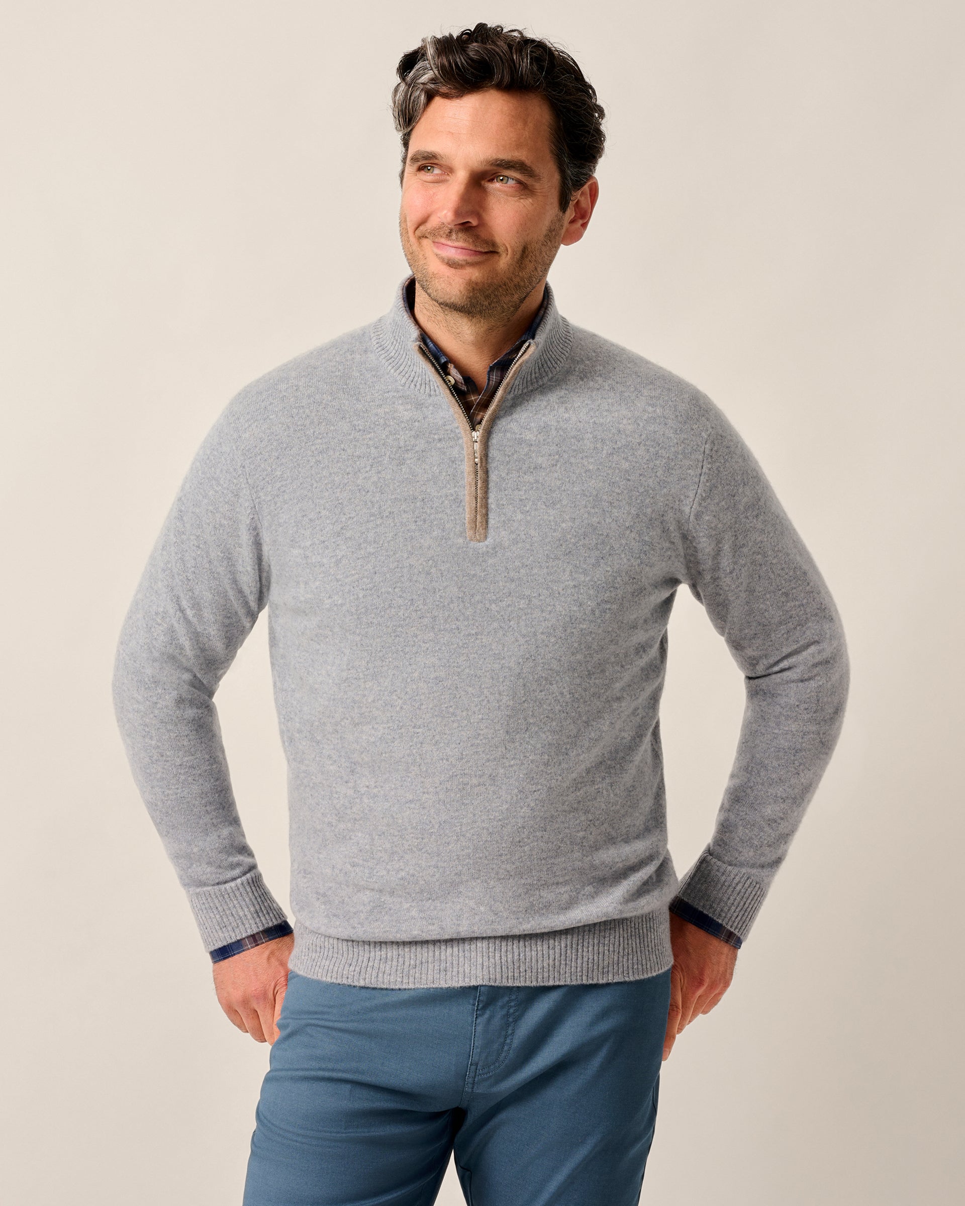 Niccolo Top Shelf Chasmere 1/4 Zip