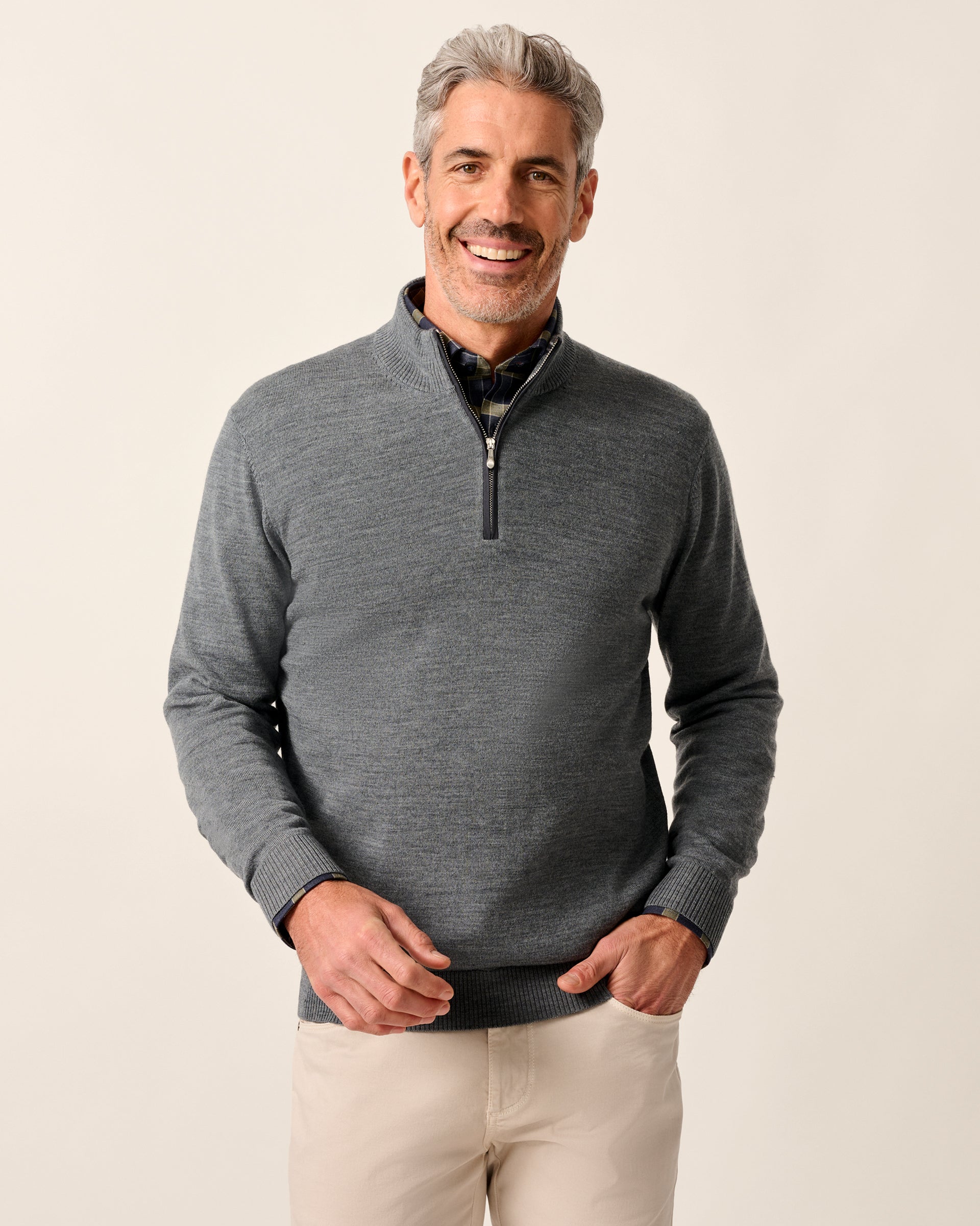 Raynor Merino 1/4 Zip Sweater