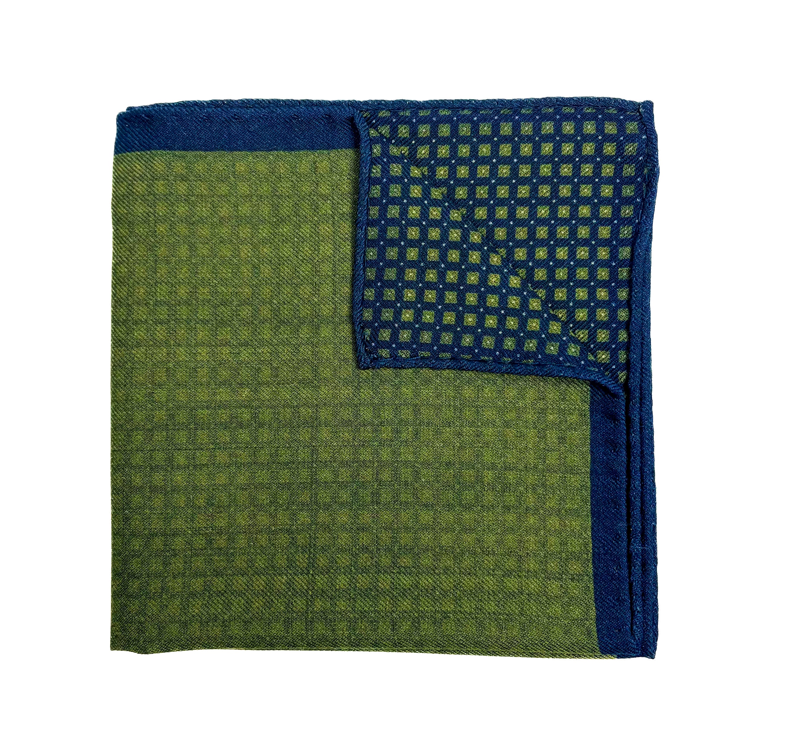 Liam John Double Faced Squared Pocket Square