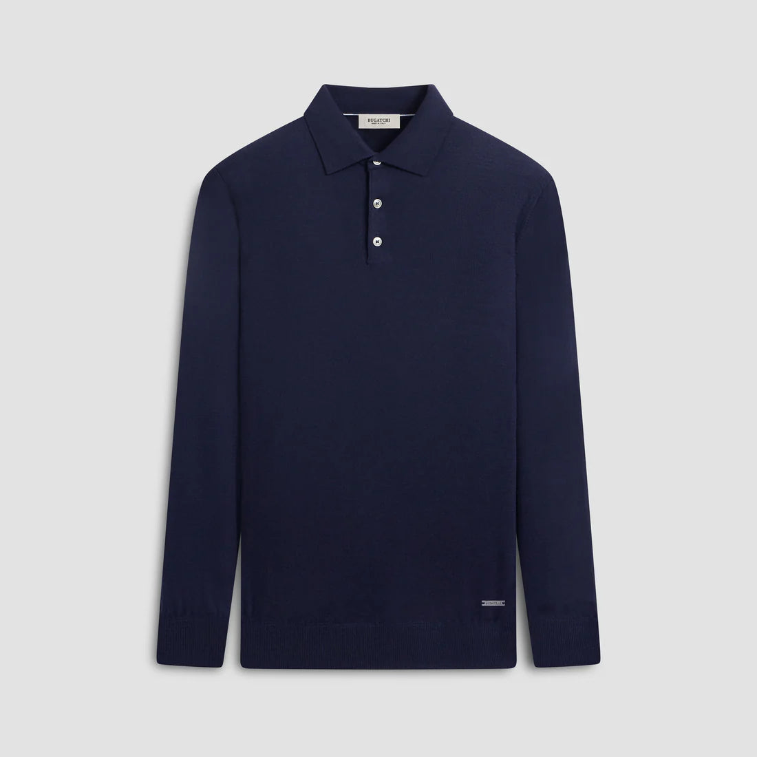 Bugatchi Super Merino Solid Polo Sweater