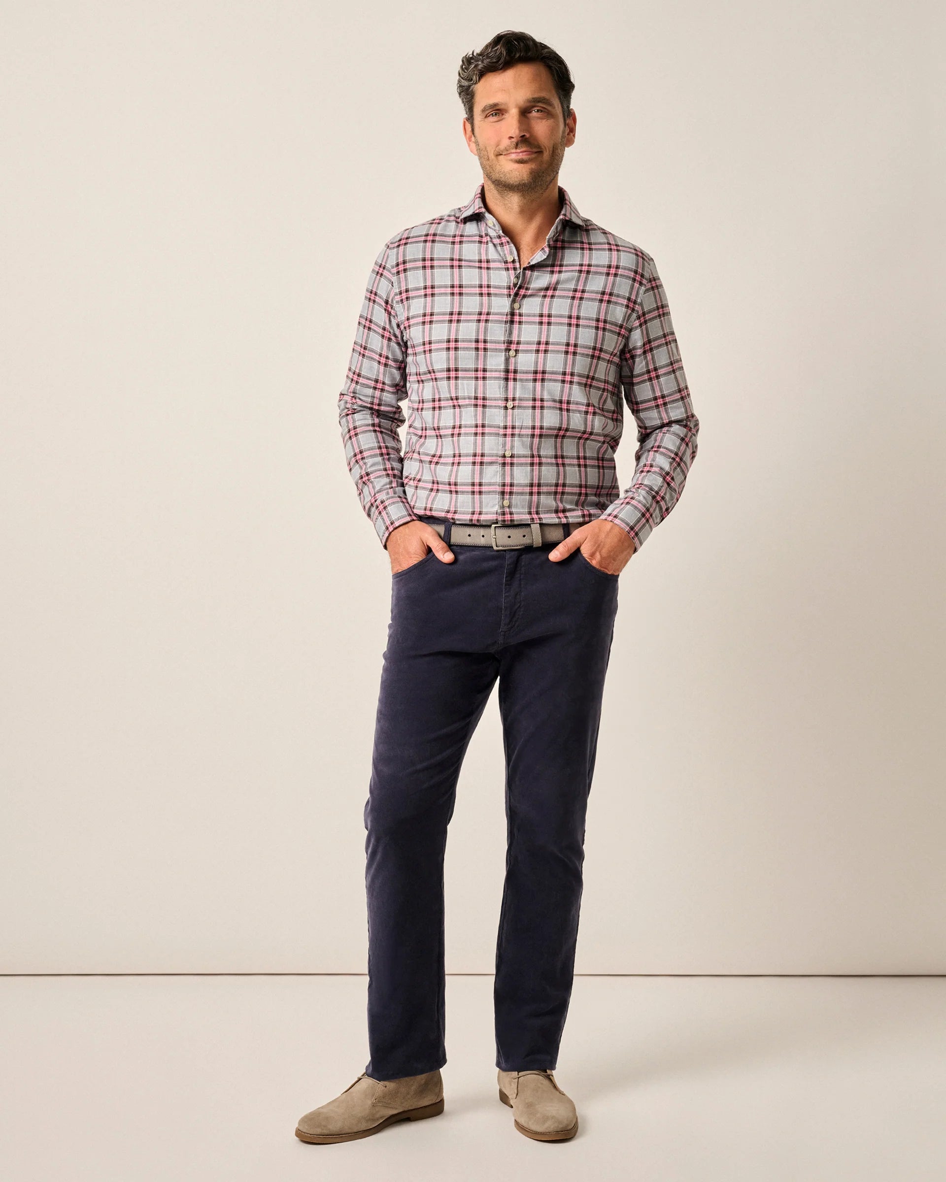 johnnie-O Harkers Corduroy Pant Deep Navy