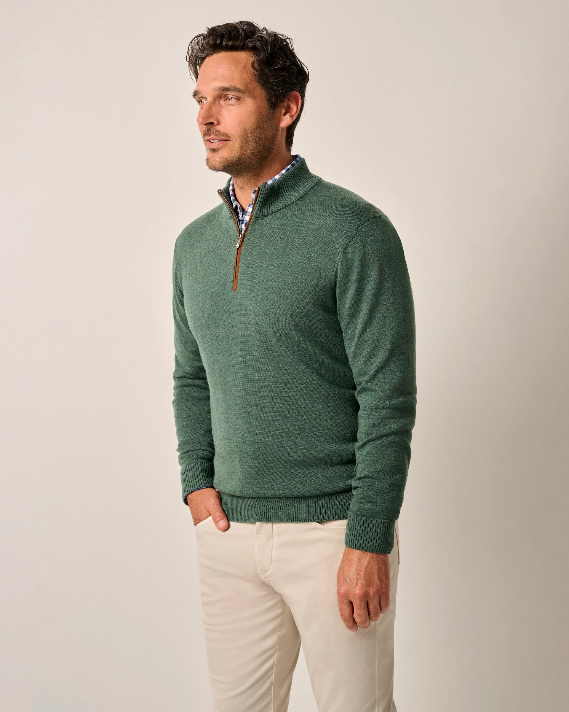 johnnie-O Raynor Merino 1/4 Zip Sweater