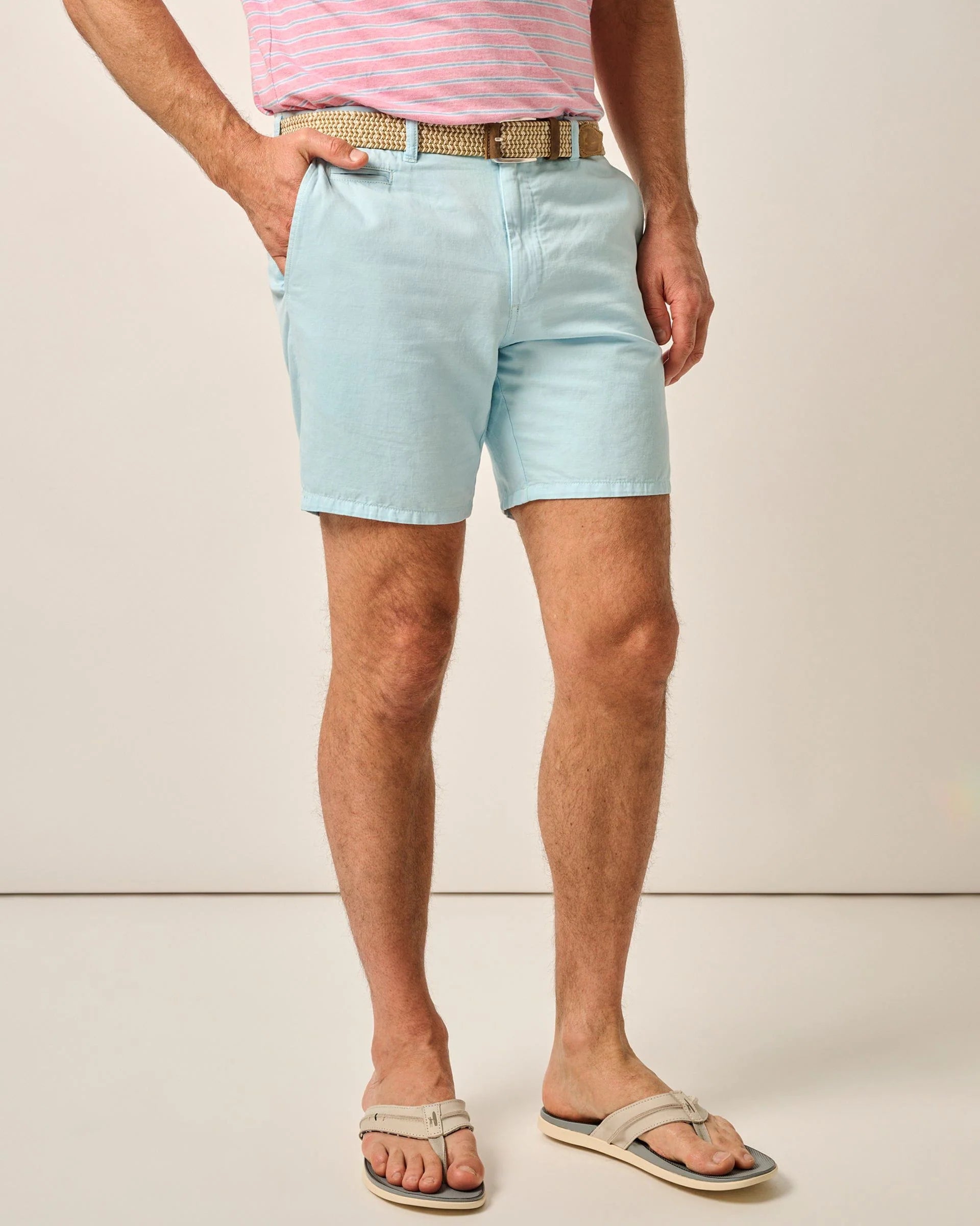 johnnie-O Melrose Cotton Linen Short