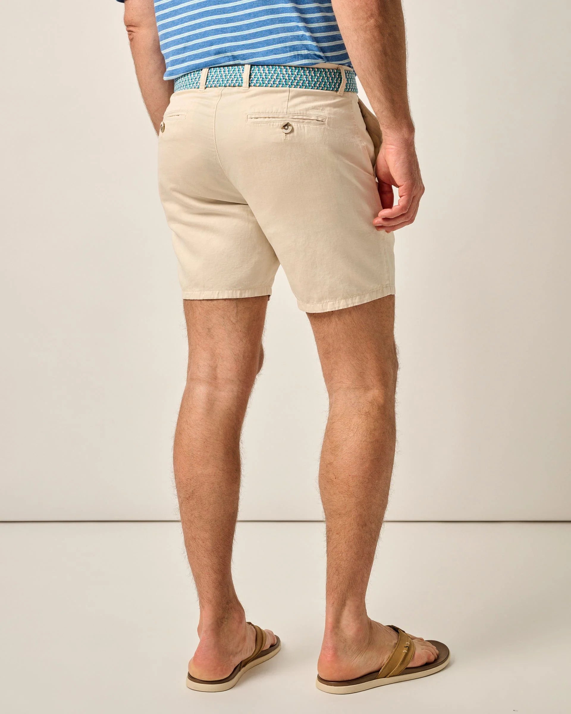 johnnie-O Melrose Cotton Linen Short
