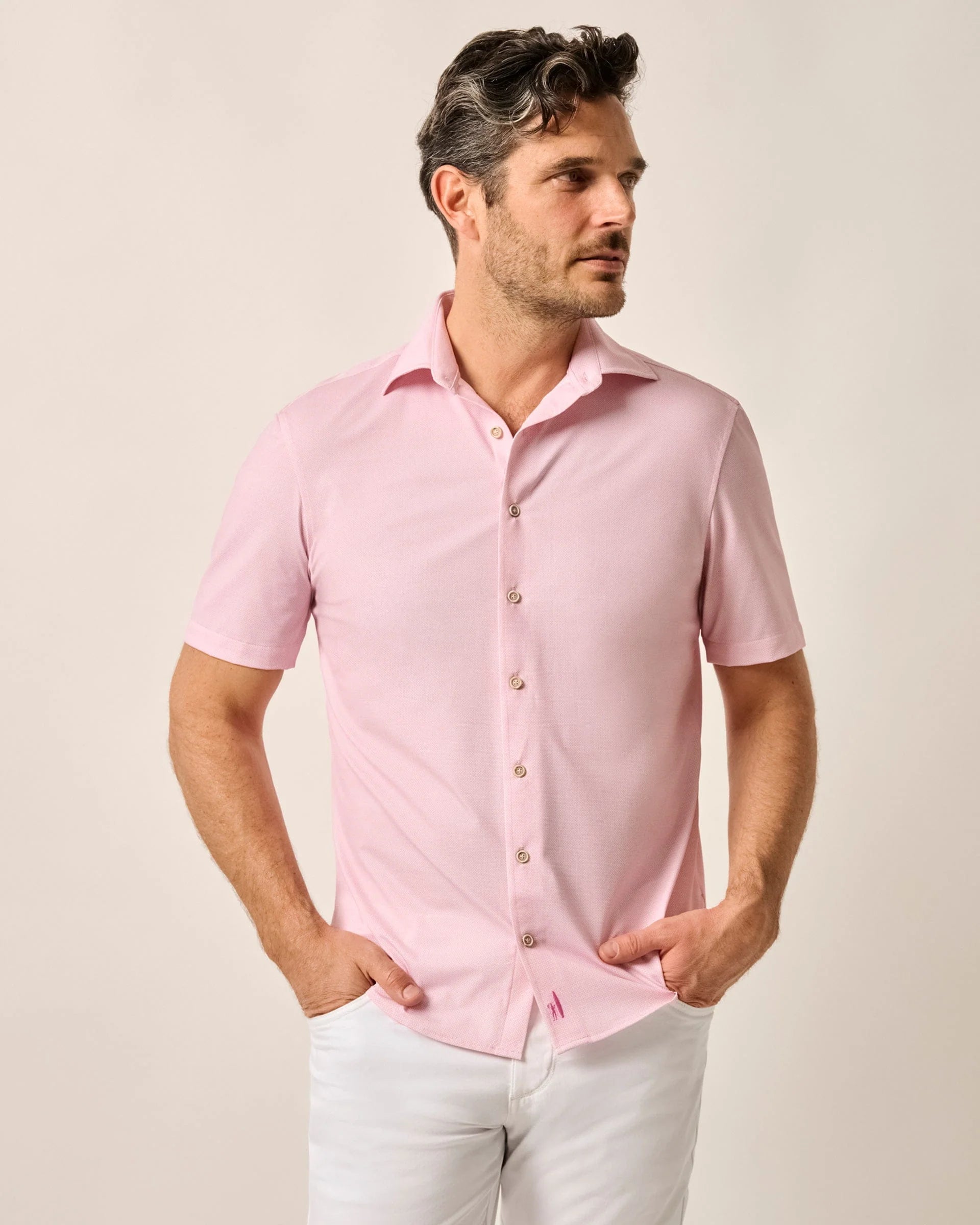 johnnie-O Spielman Short Sleeve Button Down