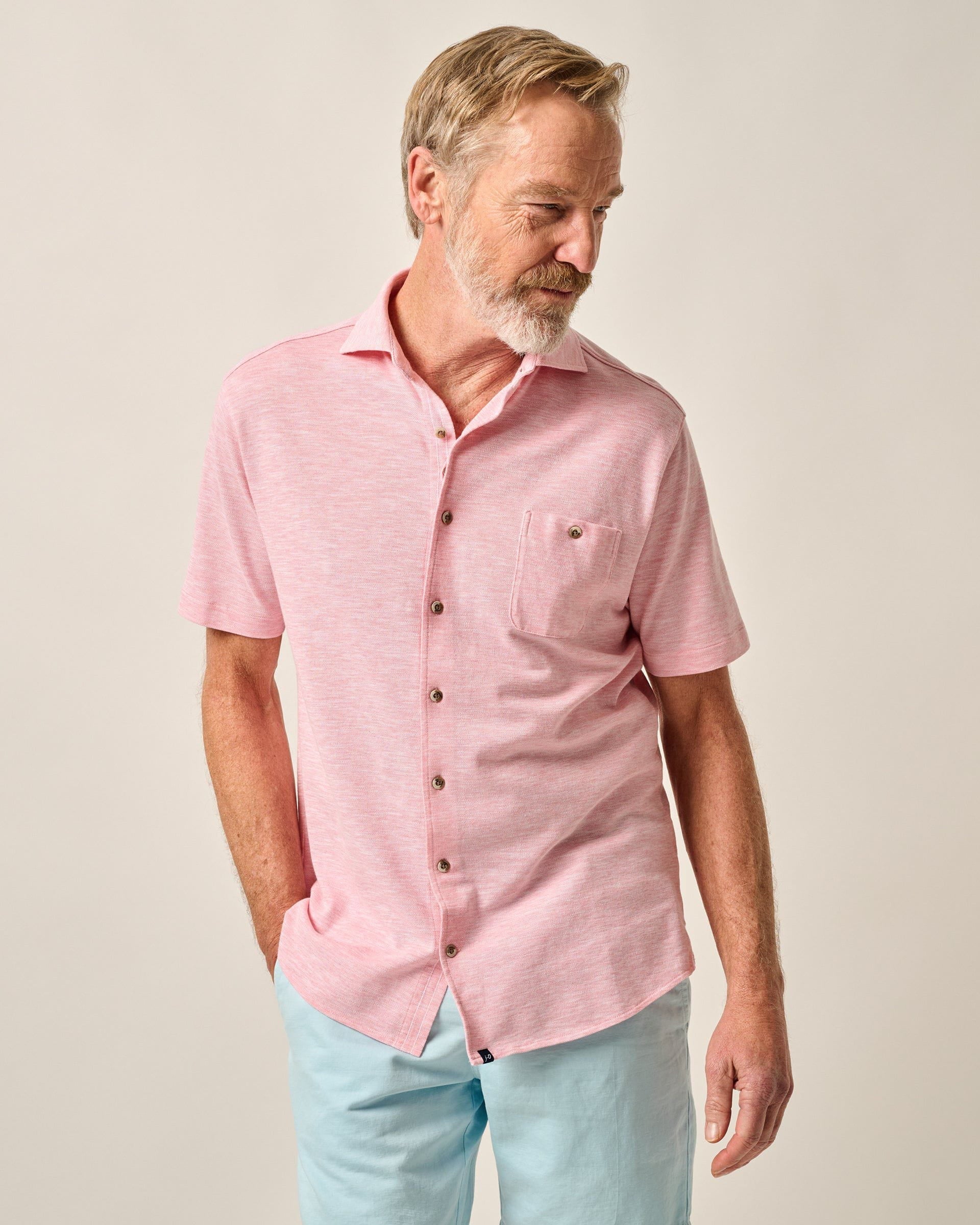 johnnie-O Tasca Short Sleeve Button Down