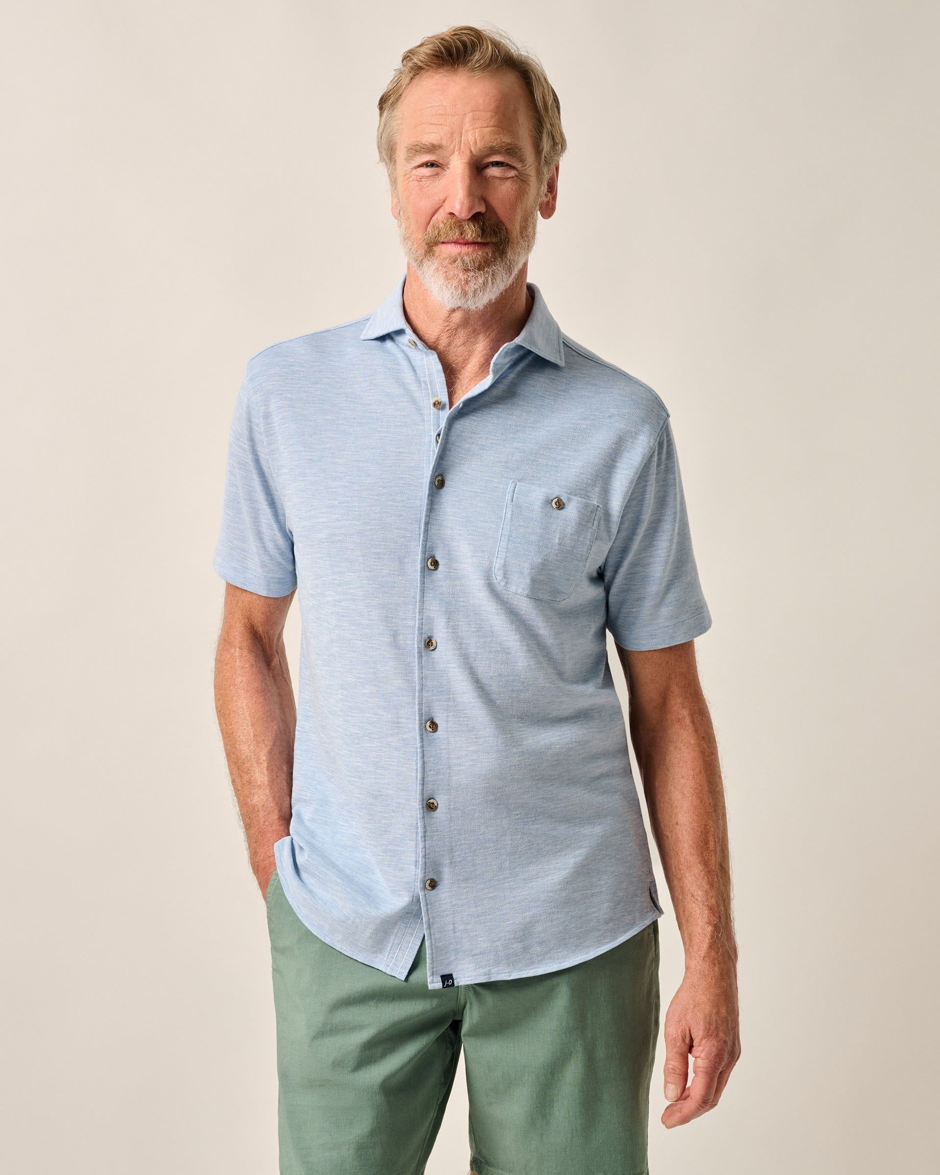 johnnie-O Tasca Short Sleeve Button Down