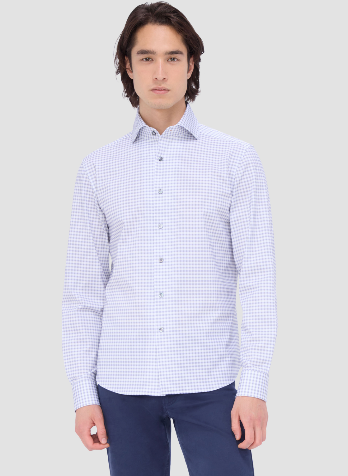 Bugatchi Devon Gingham OoohCotton Shirt