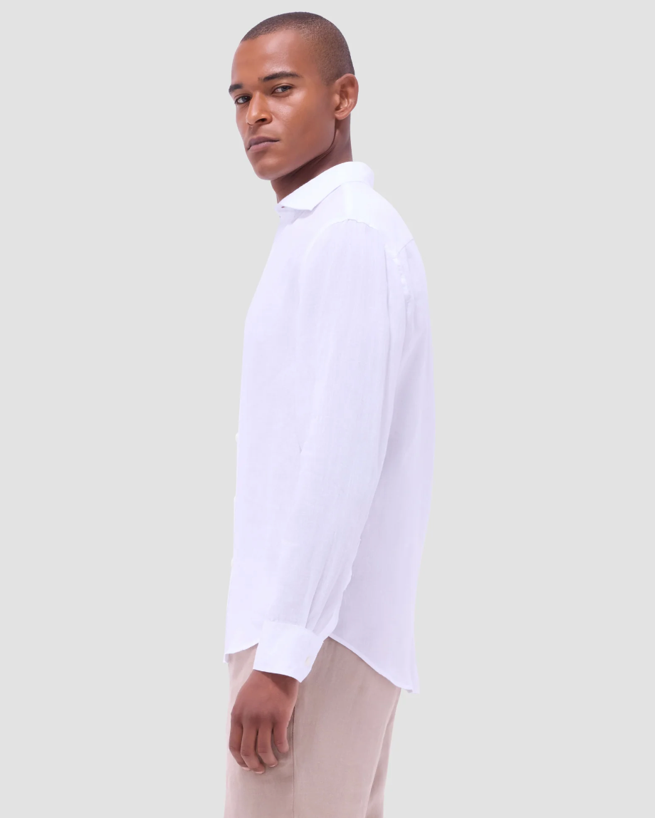 Bugatchi Axel Solid Linen Shirt