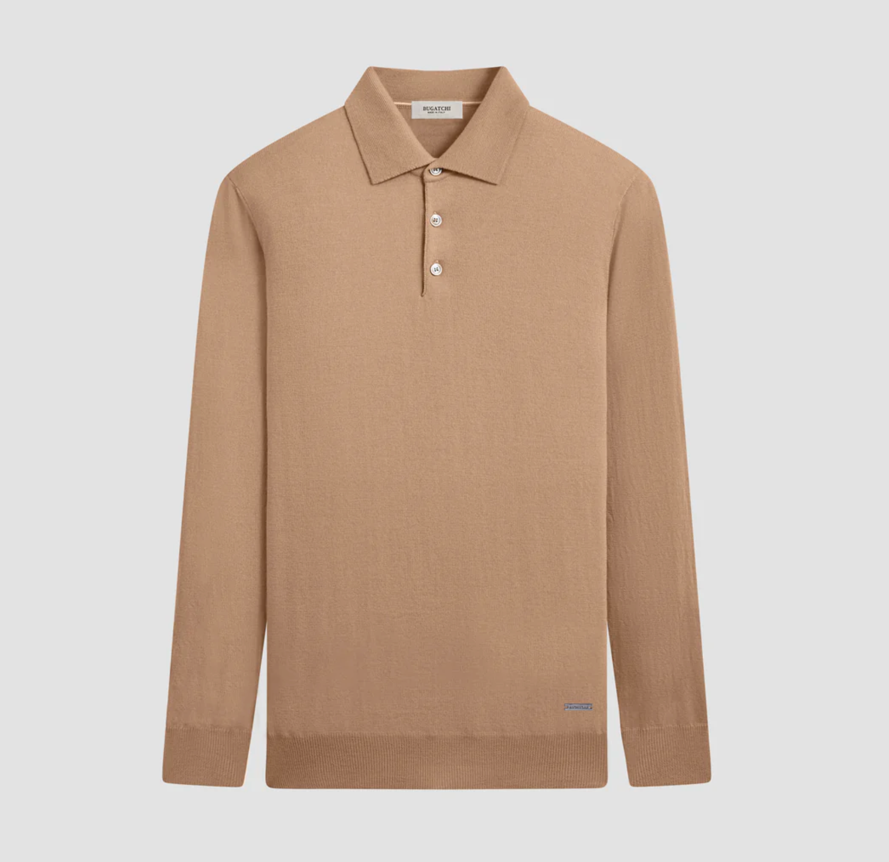 Bugatchi Super Merino Solid Polo Sweater